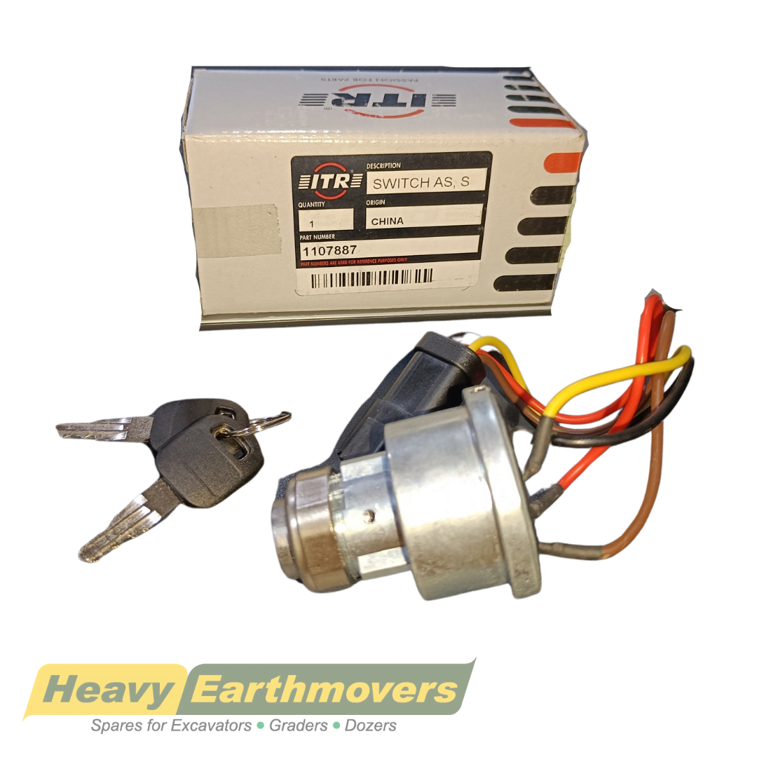 thumbnail image 2 of 110-7887 467-8535 FOR CATERPILLAR IGNITION STARTER SWITCH WITE 2KEYS 2 of 12